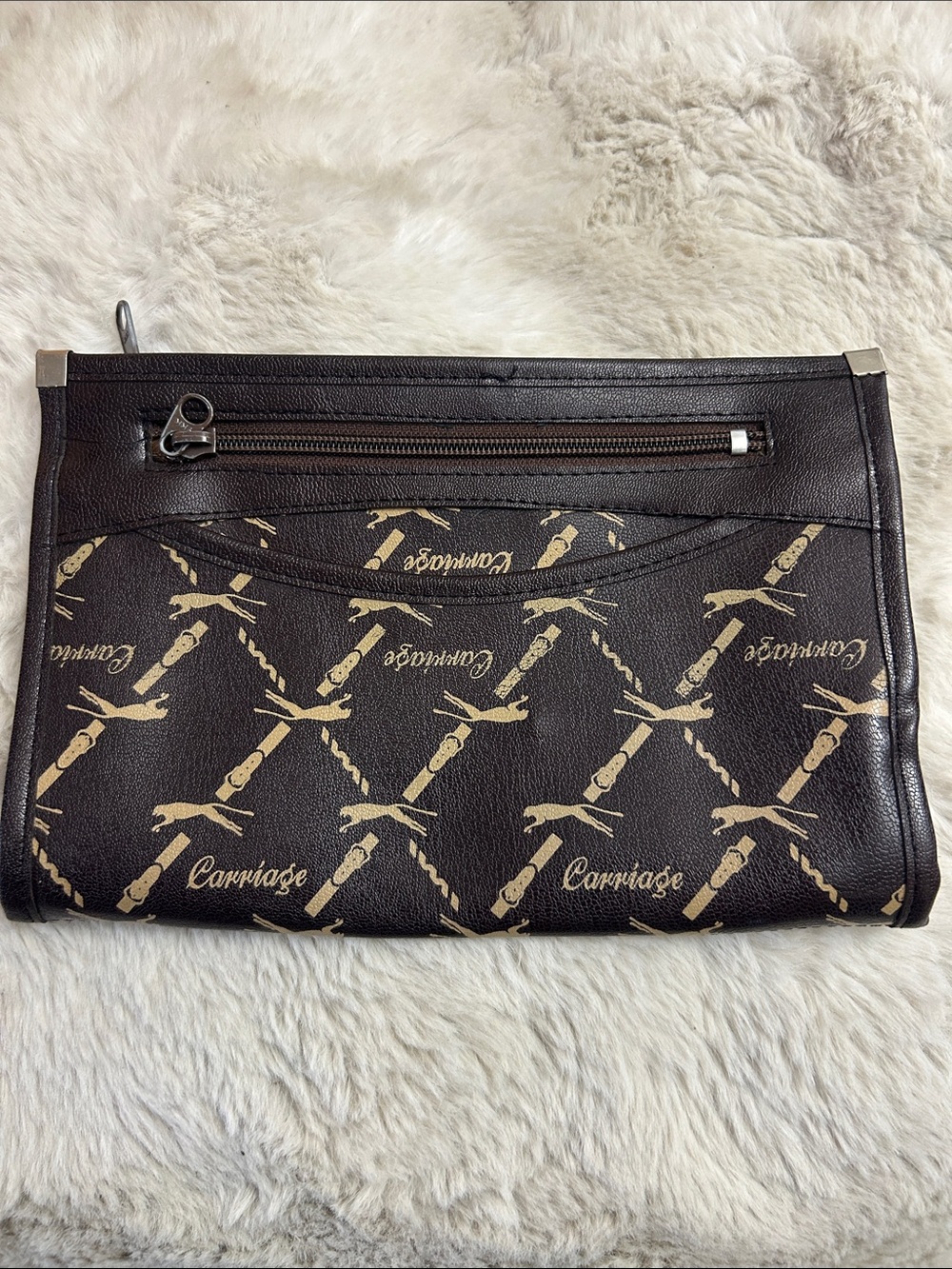 Vintage Longchamp 1980’s zippered pouch